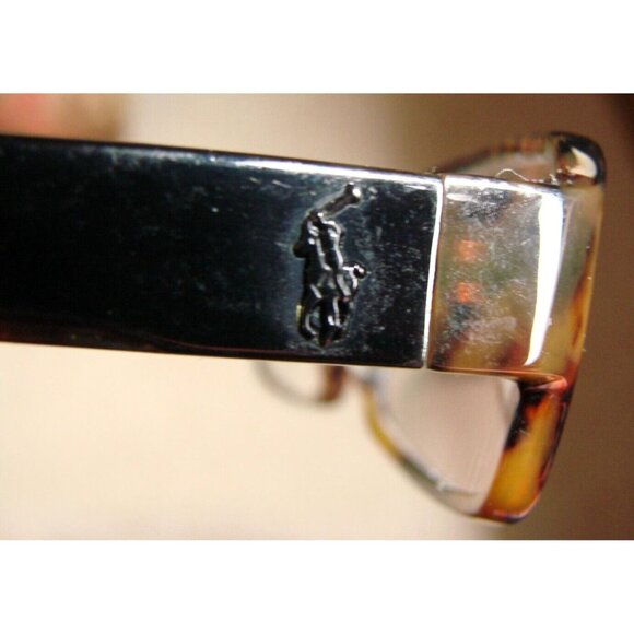 Polo Ralph Lauren Full Rim Eyeglass Frames 55-16-135 Tortoise Shell Brown w/Case - Picture 6 of 12